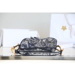 Dior Velvet Saddle Saddle Bag