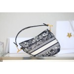 Dior Velvet Saddle Saddle Bag