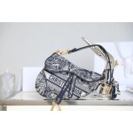 Dior Velvet Saddle Saddle Bag