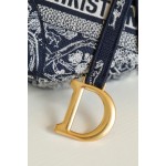 Dior Velvet Saddle Saddle Bag