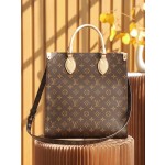 Louis Vuitton 𝐒𝐀𝐂 𝐏𝐋𝐀𝐓 𝐁𝐁 sheet music bag M45848 French original leather 🇫🇷 pure steel hardware