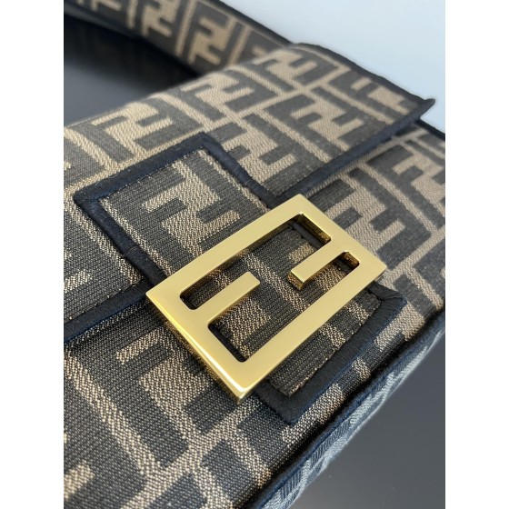 FENDI medium latest Baguette FF logo presbyopia embroidery series
