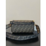FENDI medium latest Baguette FF logo presbyopia embroidery series