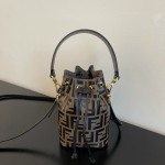 FENDI new mon tresor bag F printed bucket bag