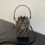 FENDI new mon tresor bag F printed bucket bag