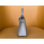 Mini Kelly 2nd generation elephant gray epsom leather