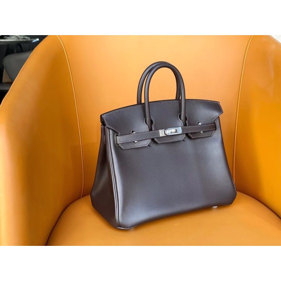 Birkin 25/30 box leather coffee color