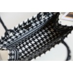 DIOR TOTE black bird check