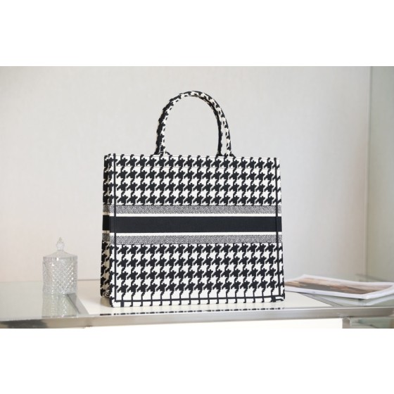 DIOR TOTE black bird check