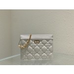 Dior slim DⅠOR CARO woc zipper clutch3102