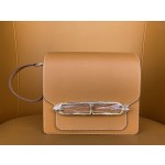Roulis19 toffee gold evercolor leather
