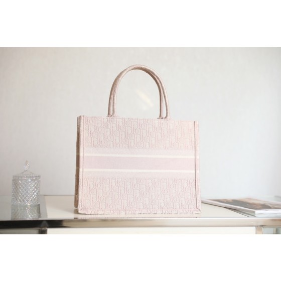 DIOR TOTE Pink Oblique pattern