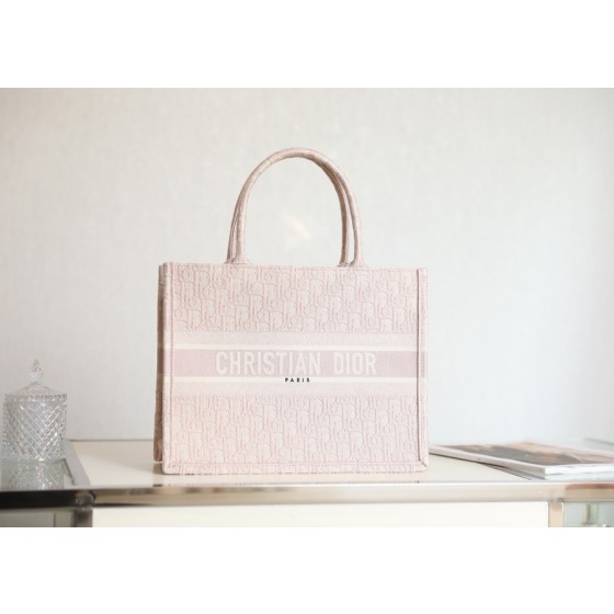 DIOR TOTE Pink Oblique pattern