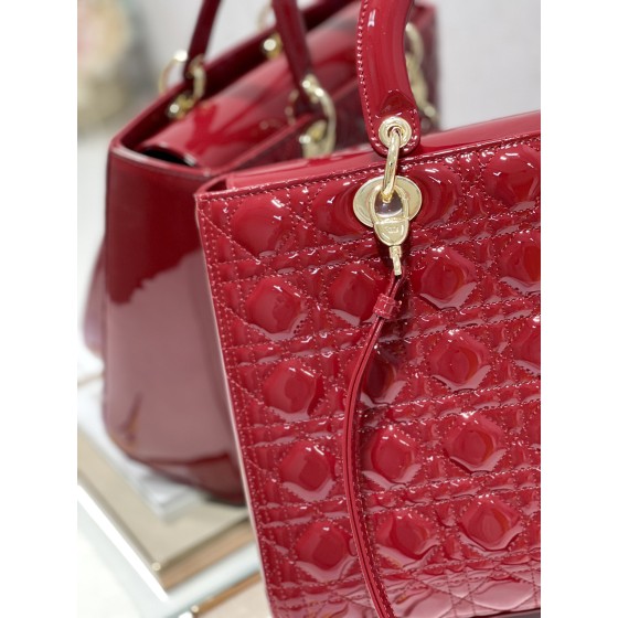 DIOR Lady's latest flip sheepskin seven compartments