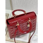 DIOR Lady's latest flip sheepskin seven compartments