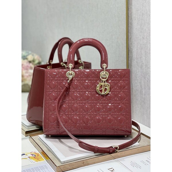 DIOR Lady's latest flip sheepskin seven compartments