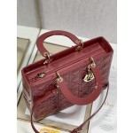 DIOR Lady's latest flip sheepskin seven compartments