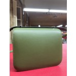 Kangkang 19 jungle green swift leather silver buckle