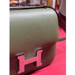Kangkang 19 jungle green swift leather silver buckle