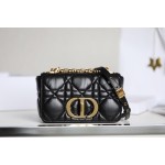 DIOR CARO Black Gilt Buckle DR-061