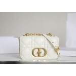 DIOR CARO white gilt buckle DR-061