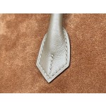 Birkin 25/30 Chestnut suede with swift Leather rose Gold Buckle