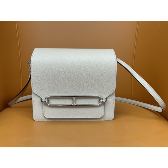 roulis19 trench coat gray evercolor leather silver buckle