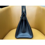 Birkin 25/30 Black goat skin inside match 9R color line