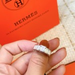 Hermes Square Diamond Ring