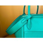 lindy26 velvet green tc leather gold buckle