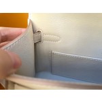 Mini Kelly pearl grey swift