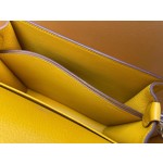 Roulis19 amber yellow evercolor leather
