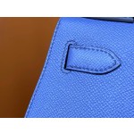 KellyKelly 28 agate blue epsom leather gold buckle