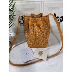 GOYARD drawstring single shoulder bucket bag W29