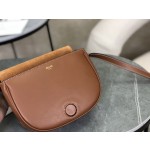 CELINE Full Leather Small Saddle Bag Model: 198263