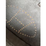 Evelyne 29 tc leather elephant gray silver buckle