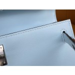 Mini kelly generation Swift T0 haze blue silver buckle