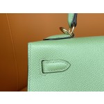 Kelly25 epsom 3i avocado green gold buckle