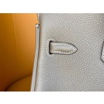 Birkin 25/30 Elephant Grey togo Gold Buckle