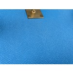 Kelly28 Izmir blue epsom leather