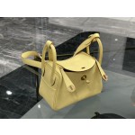 Mini lindy chick yellow tc leather gold buckle