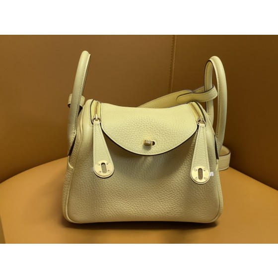 Mini lindy chick yellow tc leather gold buckle