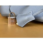 Birkin 25/30 Tin ware Grey togo rose Gold buckle