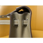 Kelly Danse elephant grey evercolor gold buckle
