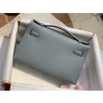 Minikelly swift linen blue silver buckle