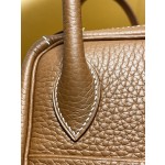 Lindy 26 gold brown tc leather gold buckle