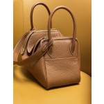 Lindy 26 gold brown tc leather gold buckle