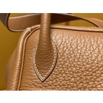 Lindy 26 gold brown tc leather gold buckle