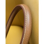 Lindy 26 gold brown tc leather gold buckle