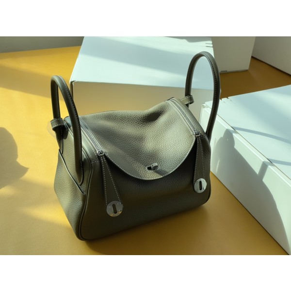 lindy26 elephant grey tc leather national grey